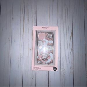 Kate Spade white and gold floral case —IPhone 13 Case New
